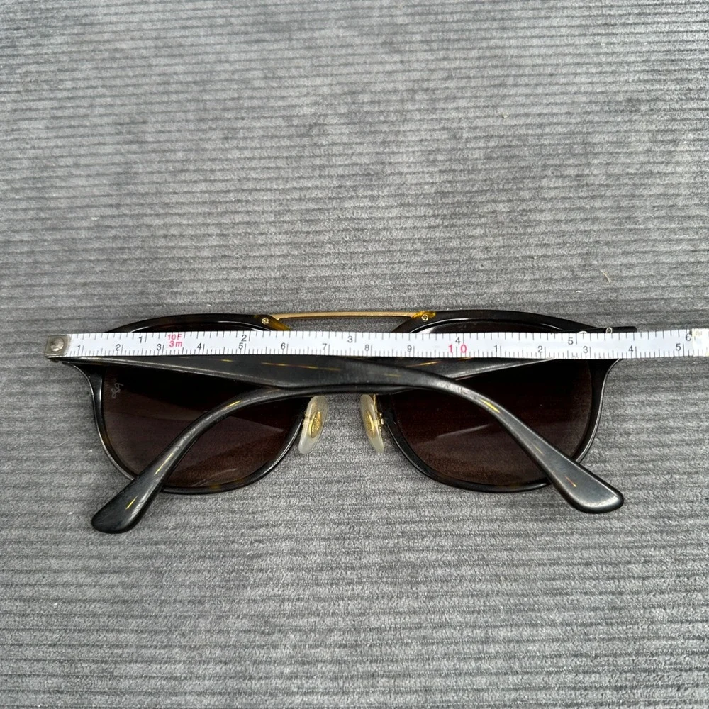 Ray-Ban RB 2183 1225/13 Tortoise Gold Double Bridge Sunglasses 53mm